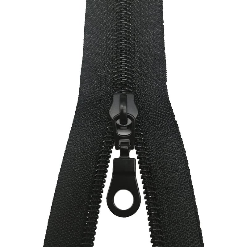 Meikeer 10Yards Bulk Zippers #5 Nylon Coil Zippers by The Yard with 20pcs Zipper Sliders for DIY Sewing Craft Bags(Black) - Image 4